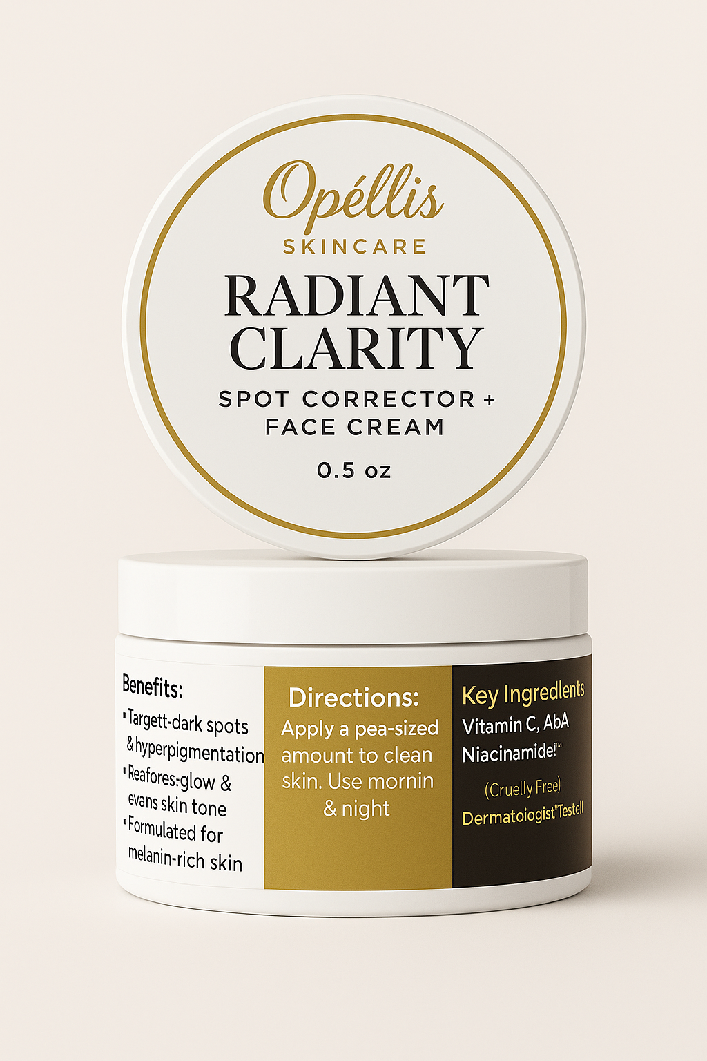 Radiant Clarity Spot Corrector + Face Cream