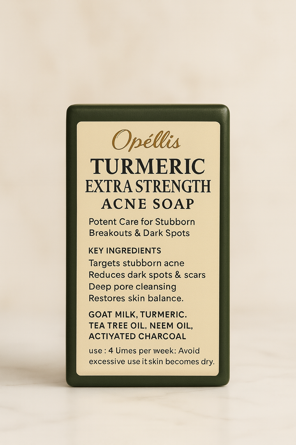 Turmeric & Goat Milk Extra-Strength Acne Soap